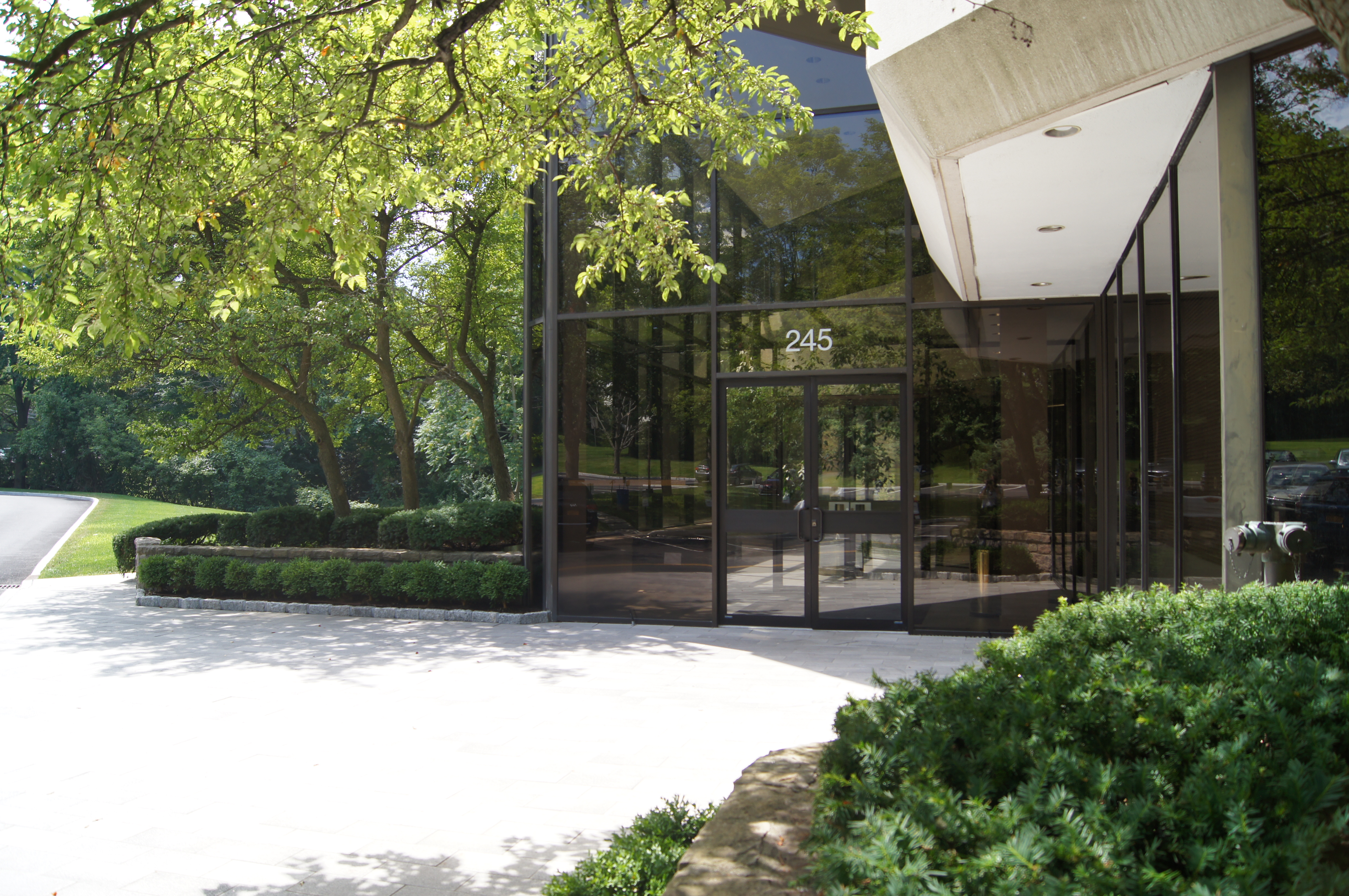 Exterior entrance to 245 Saw Mill River Road